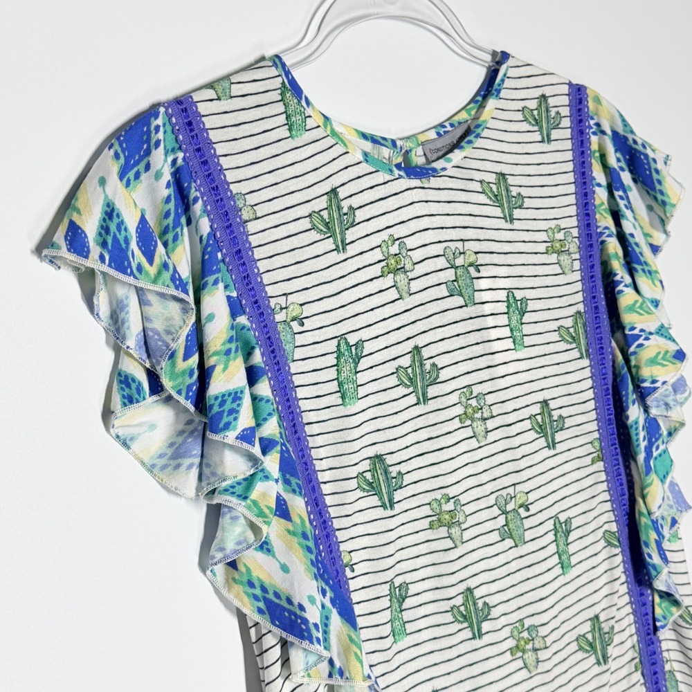Anthropologie Conditions Apply Zofana Cactus Print Top Small, NWT - Picture 3 of 10